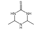 4,6-dimethyl-[1,3,5]triazinane-2-thione Structure