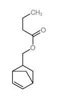 6-bicyclo[2.2.1]hept-2-enylmethyl butanoate结构式