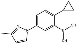 2-Cyclopropyl-5-(3-methyl-1H-pyrazol-1-yl)phenylboronic acid图片