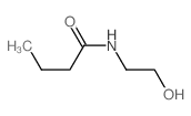 Butanamide,N-(2-hydroxyethyl)-结构式