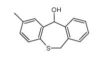 2-methyl-6,11-dihydrodibenzo[b,e]thiepin-11-ol结构式