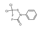 N-(fluorodichloromethylthio)-N-phenylcarbamic acid fluoride Structure