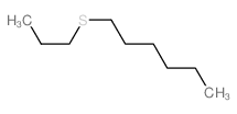 Hexane, 1- (propylthio)-结构式