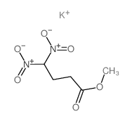 methyl 4,4-dinitrobutanoate结构式