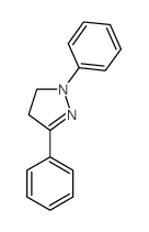 1H-Pyrazole,4,5-dihydro-1,3-diphenyl- structure