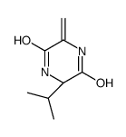 cyclo(delta-Ala-L-Val)结构式