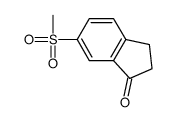 6-methylsulfonyl-2,3-dihydroinden-1-one结构式