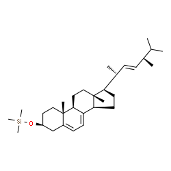 3β-(Trimethylsilyloxy)-3-deoxyergosterol structure