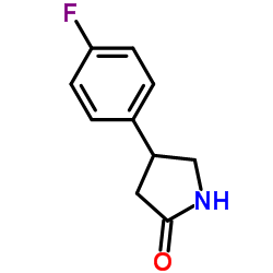 4-(4-Fluorophenyl)-2-pyrrolidinone Structure