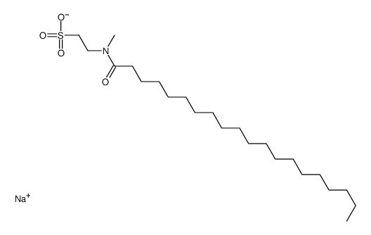 2-[Methyl(1-oxoicosyl)amino]ethanesulfonic acid sodium salt Structure