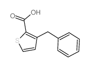 2-Thiophenecarboxylicacid, 3-(phenylmethyl)- Structure