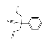 2-Phenyl-2-(2-propenyl)-4-pentenenitrile Structure