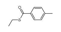 4-Methylbenzenecarbothioic acid S-ethyl ester Structure