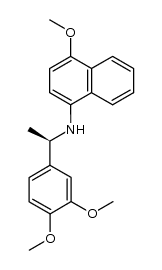 (R)-N-(1-(3,4-dimethoxyphenyl)ethyl)-4-methoxynaphthalen-1-amine Structure