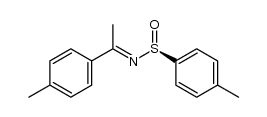 (S)-(+)-N-α-methyl-(4-methylbenzylidene)-p-toluenesulfinamide Structure