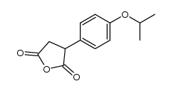 p-Isopropoxyphenylsuccinic anhydride结构式