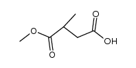 methyl hydrogen 2-methyl succinate Structure