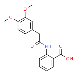 2-{[(3,4-Dimethoxyphenyl)acetyl]amino}benzoic acid Structure