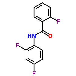 2-Fluoro-N-(2,4-difluorophenyl)benzamide structure