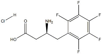 (S)-3-Amino-4-(pentafluorophenyl)-butyric acid-HCl Structure