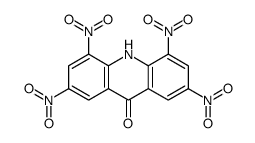 2,4,5,7-tetranitro-10H-acridin-9-one结构式