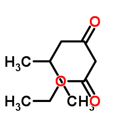 Ethyl 5-methyl-3-oxohexanoate Structure