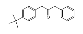 1-Phenyl-3-(p-tert.-butylphenyl)-propan-2-on结构式
