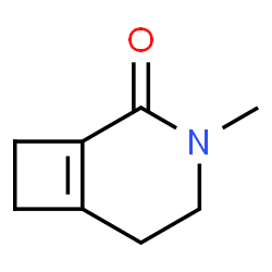 3-Azabicyclo[4.2.0]oct-1(6)-en-2-one,3-methyl-(9CI)结构式