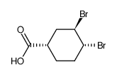 (1S,3R,4R)-3,4-dibromo-cyclohexanecarboxylic acid Structure