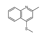 2-methyl-4-methylsulfanyl-quinoline Structure