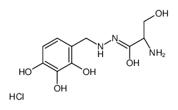 2'-(2,3,4-trihydroxybenzyl)-L-serinohydrazide hydrochloride Structure