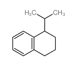 Naphthalene,1,2,3,4-tetrahydro-1-(1-methylethyl)- Structure