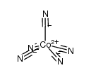 pentacyanocobaltate(II)(3-) Structure