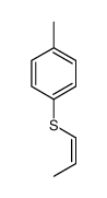 1-methyl-4-prop-1-enylsulfanylbenzene结构式