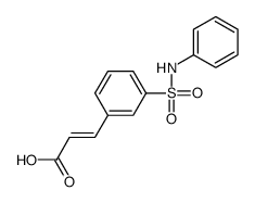 (2E)-3-[3-(Phenylsulfamoyl)phenyl]acrylic acid structure