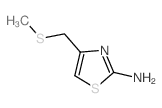 2-Thiazolamine,4-[(methylthio)methyl]-结构式