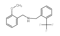 N-[(2-methoxyphenyl)methyl]-1-[2-(trifluoromethyl)phenyl]methanamine Structure