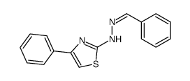 N-(benzylideneamino)-4-phenyl-1,3-thiazol-2-amine Structure