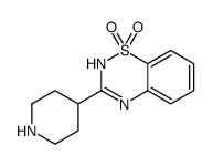 3-(PIPERIDIN-4-YL)-2H-BENZO[E][1,2,4]THIADIAZINE 1,1-DIOXIDE Structure