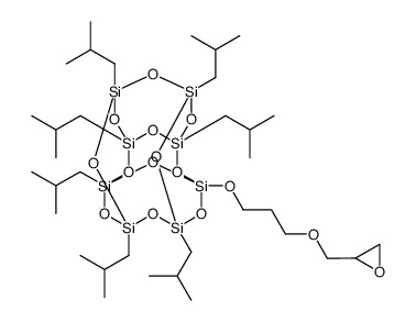 PSS-(3-Glycidyl)propoxy-Heptaisobutyl substituted Structure