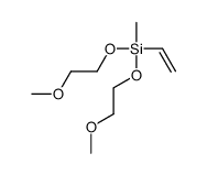 ethenyl-bis(2-methoxyethoxy)-methylsilane结构式