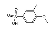6-methoxy-toluene-3-sulfonic acid结构式