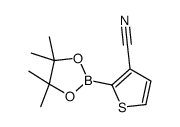 2-(4,4,5,5-tetramethyl-1,3,2-dioxaborolan-2-yl)thiophene-3-carbonitrile picture