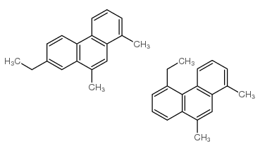1,9-dimethyl-7-ethylphenanthrene/1,9-dimethyl-5-ethylphenanthrene Structure