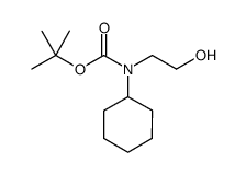tert-butyl cyclohexyl(2-hydroxyethyl)carbamate Structure