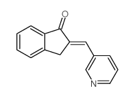 2-(3-Pyridylmethylene)1-indanone结构式