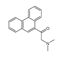 2-dimethylamino-1-[9]phenanthryl-ethanone结构式