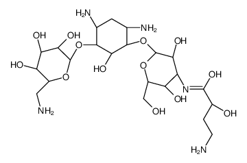 3''-HABA Kanamycin A structure