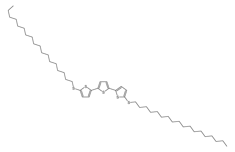 2,5-bis(5-octadecylsulfanylthiophen-2-yl)thiophene Structure