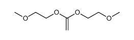 1,1-bis(2-methoxyethoxy)ethene结构式